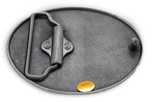 TFJ Men Western Cowboys Fashion Belt Buckle Silver Metal Save A Bull Ride A Cowgirl