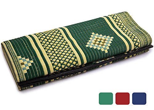 IndigoMer Outdoor Blanket – Waterproof Picnic Blanket Mat, Oversized Large Summer Sand Proof Beach Blankets - (6.5ft x 4.7ft)