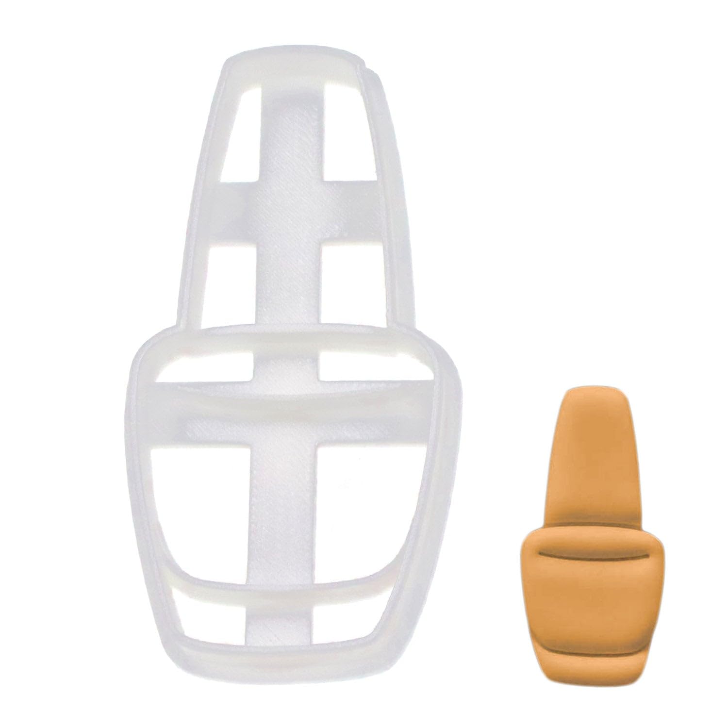 BAKERLOGY Nail Polish Cookie Cutter - Detailed Biscuit Cutter Design for Baking and Crafts, Ideal on Fondant, Dough, Clay