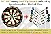 IgnatGames Professional Dart Board Set - Bristle Tournament Dartboard with Staple-Free Ultra-Thin Wire Spider for Higher Scoring Potential + Darts Measuring Tape and Darts Game eBook