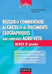 Réussir le commentaire de cartes et de documents géographiques aux concours agro-véto