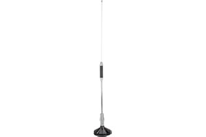 Scosche CB201 Universal Magnetic Mount CB Antenna AM Band with 26" Mast and 10' Cable (Black)