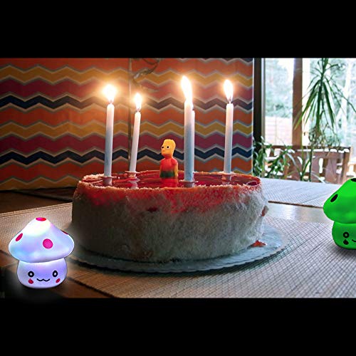 TornadoZ LED Light Up Color Changing Mushroom Toy Trendy Design Multi