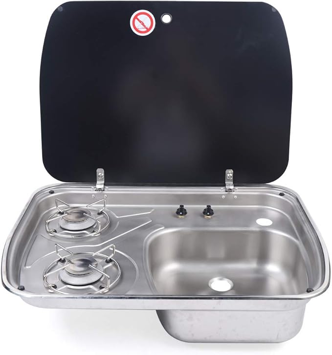 Eapmic Boat Caravan RV Gas Cooktop GR588, RV Cooktop Stove