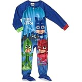 PJ Masks Toddler Boy Micro Fleece Footed PJ