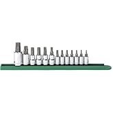 GEARWRENCH 13 Pc. 1/4", 3/8" &amp; 1/2" Drive Torx Bit Socket Set - 80723