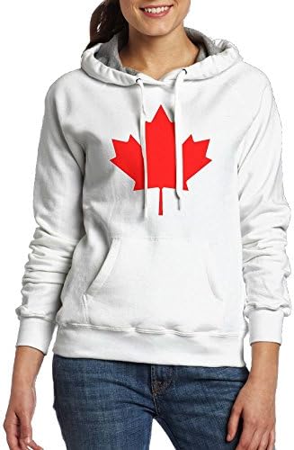 Woman Classic Fashion Canadian Flag With A Pocket Hooded Sweatshirt