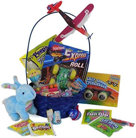 Candy and Toy Easter Basket Gift Set for Boys