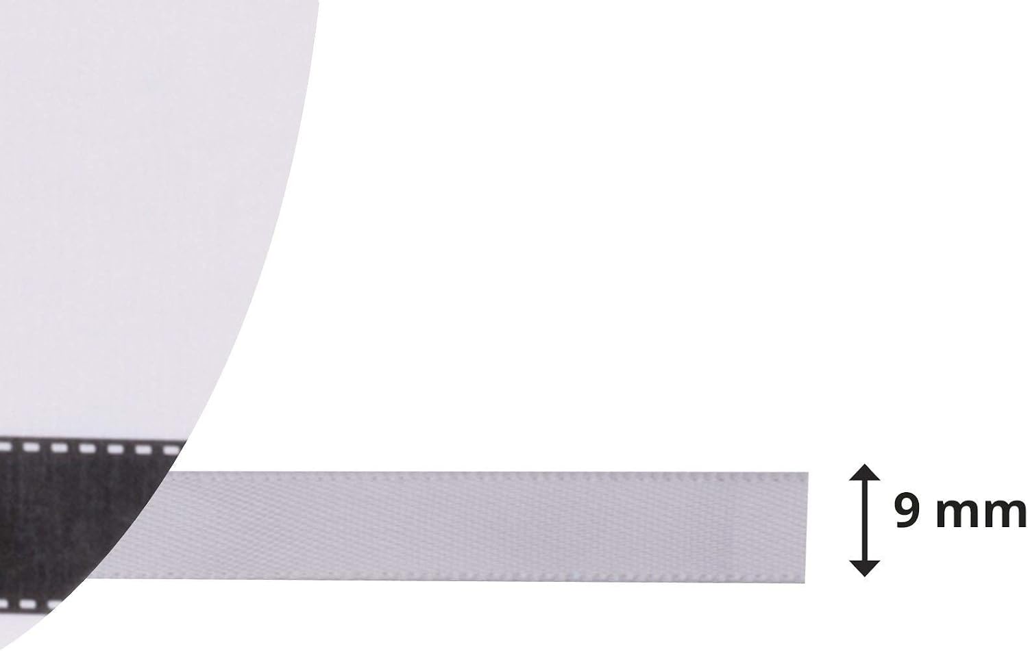 Vaessen Creative Satin Ribbon, Dark Green, 9mm x 10m, Elegant Shine for Card Making Scrapbooks - Image 3