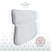 Blue Coast Collection-Bath Pillow for Tub with Konjac Sponge-Large Size for Bathtub, Hot Tub, Jacuzzi, and Home Spa-Non-slip Luxury Support for Head, Neck, Back and Shoulders, 6 Strong Suction Cups