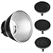 Neewer 7inch/18cm Standard Reflector Diffuser with 20/40/60 Degree Honeycomb Grid for Bowens Mount Studio Light Strobe Flash