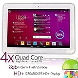Matricom® G-Tab Quantum 10 Android 4.2 HD+ IPS Quad Core Tablet PC (10.1-Inch IPS, WiFi, Bluetooth)