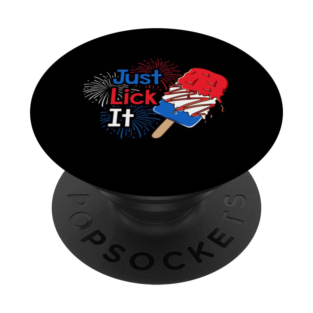 Patriotic Holiday Ice Cream Popsicle Pride 4th of July PopSockets Swappable PopGrip