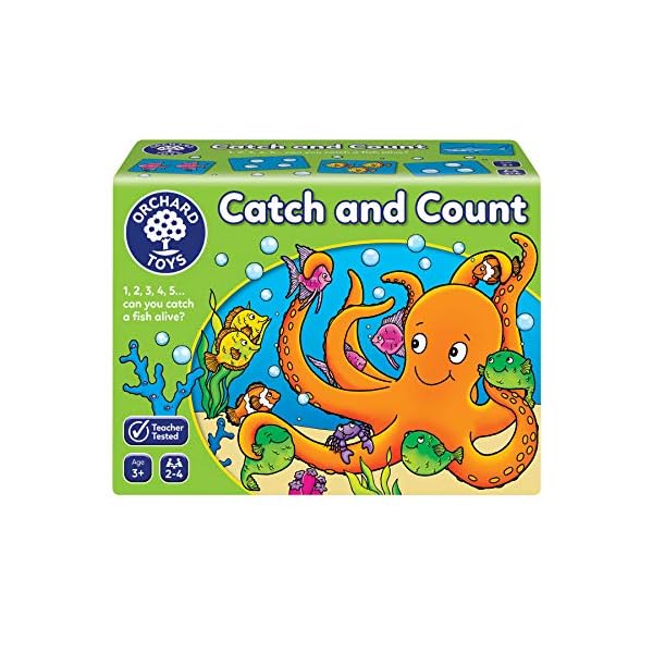 Orchard-Toys-Catch-and-Count-Game Orchard Toys Catch and Count Game, Practise Counting, A Fun Number and Counting Game for Children Age 3+, Educational…