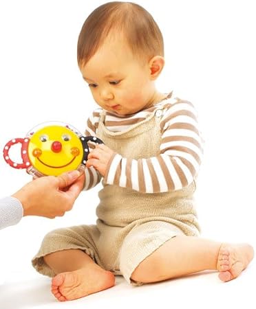 Sassy ラトル ガラガラ スマイリーフェイス ラトル Tysa4 がらがら ラトル おもちゃ Amazon