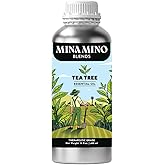 16 fl oz - Tea Tree Essential Oil (100% Pure & Natural) Large Aluminum Bottle for Aromatherapy, Diffuser, Candle & Soap Making - Minamino Blends