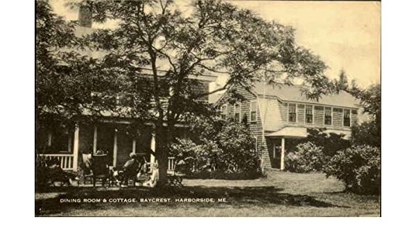 Dining Room Cottage Harborside Maine Me Original Vintage