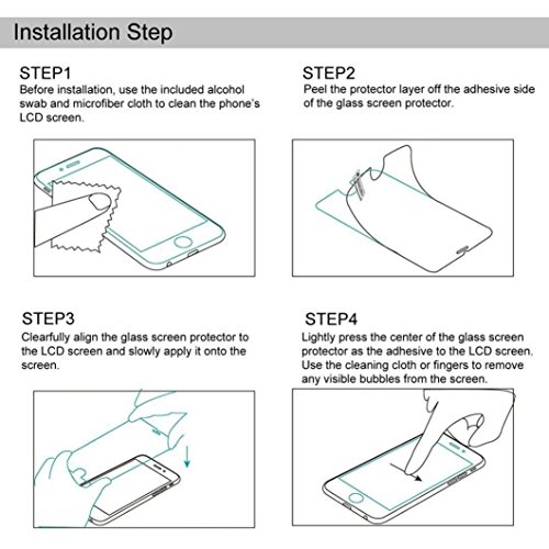 iPhone 6s Screen Protector, AutumnFall® 9H Genuine Tempered Glass Film Screen Protector for iPhone 6 6S 4.7inch