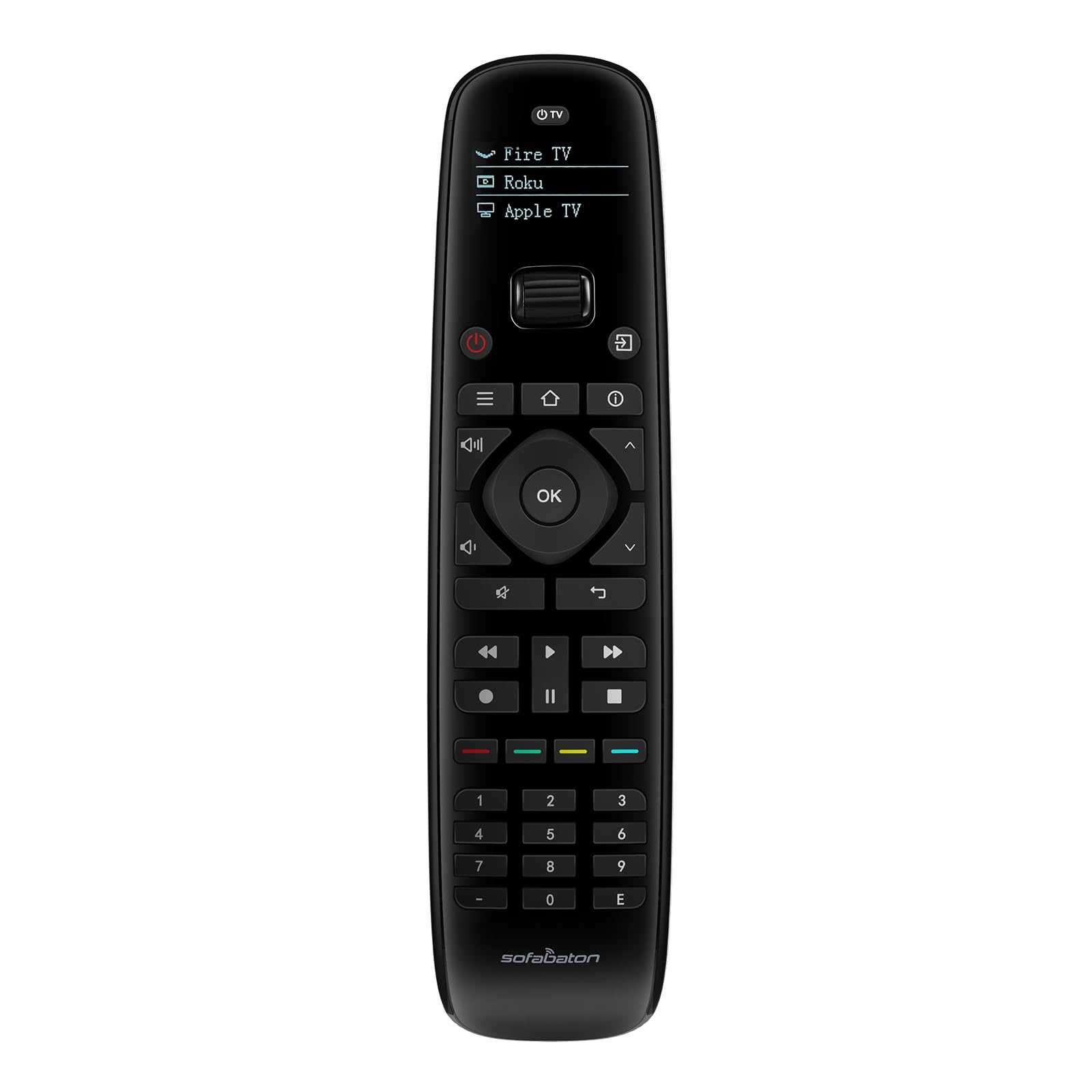 SofaBaton U2 Universal Remote Control with APP, Long Range Infrared, All in One Remote Control, Compatible with Smart TVs/DVD/STB/Projector/Streaming Players/Blu-ray