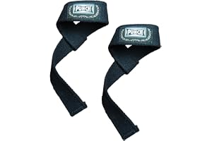 Punch Strap Musculação - Preto - Par - 100% Algodão - Tala Lifting, Power Lifiting, Levantamento De Peso - Unissex