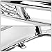 DNA MOTORING GRLDM-C1088-CH ABS Plastic Front Bumper Grille [for 94-00 Chevy C/K Suburban]