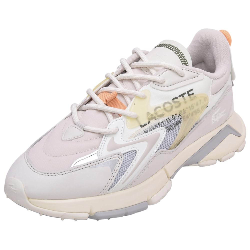 Lacoste Mens L003 Neo Tech Sneaker, Off WHT/Off WHT, 7