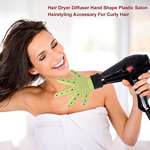 Mary Paxton Hair Diffuser For Curly Hair,Hair Dryer Diffuser Hand Shape Hairdressing Curly Hair Styling Tools Salon Hairstyling Accessory Pro - Thumbnail 6