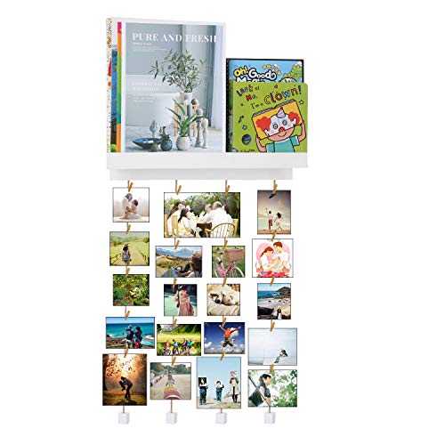 image for Halvalo Picture Frames Collage Photo Ledge Shelf, Wall Photo Display S