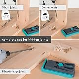 Wolfcraft DIY Kit Invisible Corner Connections 8629000 for 90° Joints view 3