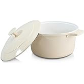 Gotham Steel 5 Qt Dutch Oven Pot with Lid, Nonstick Ceramic Dutch Oven Stock Pot, 10 in 1 Cooking Pot & Dutch Oven for Bread 