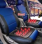 Zento Deals 2 Pack Car Heated Seat Cushion Hot Cover Auto 12V Heater Warmer Pad