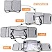 Innokids Kids Travel Tray Children Car Seat Activity Snack and Play Desk with Detachable Organizers for Car Plane and Baby Stroller (Gray)