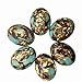 40x30mm Oval Cabochon CAB Flatback Semi-precious Gemstone Ring Face (Amazonite & Copper)