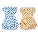 Swim Diaper By Page One, Reusable & Adjustable Fits All Diaper Sizes N-6(0-4 Year Old),Oversized Unisex Diaper Best For Swimming lesson & Baby Shower Gifts(Pack of 2)