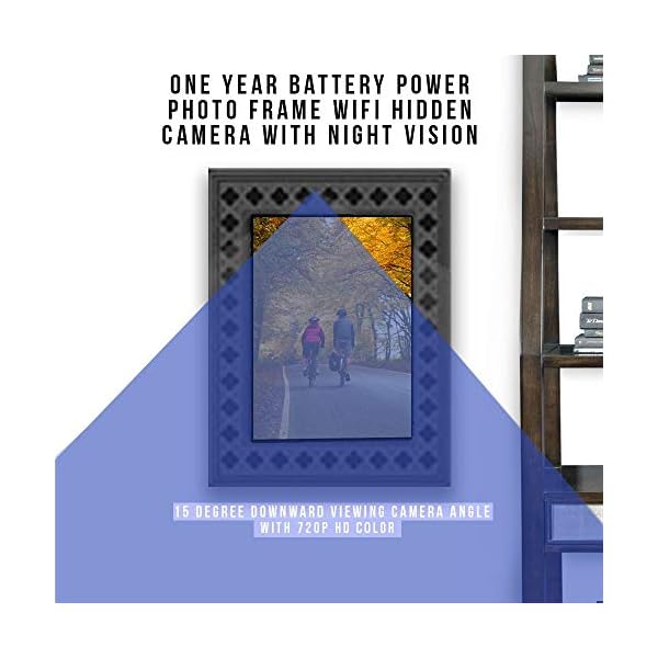 NuCam Yieye WiFi Photo Frame Hidden Spy Camera for Home/Office Security