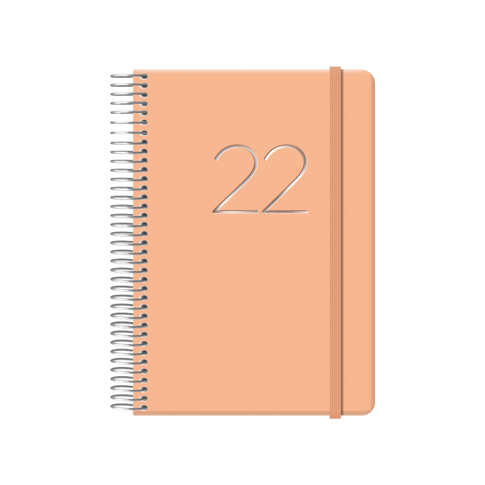 Dohe - Gloss Diary - Day Page - 12.5 x 18 cm - Peach