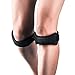 2 Pack Silicone Patella Knee Straps,with Anti-Slip Lining & Breathable Holes, Fully Adjustable Brace/Band for Pain Relief, Running, Jumpers Knee, Hiking, Basketball, Volleyball, Tendonitis, Arthritis