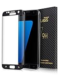 CELLACC Samsung Galaxy S7 Edge Screen Protector, Tempered Glass Screen Protector ( 0.3mm, Black)