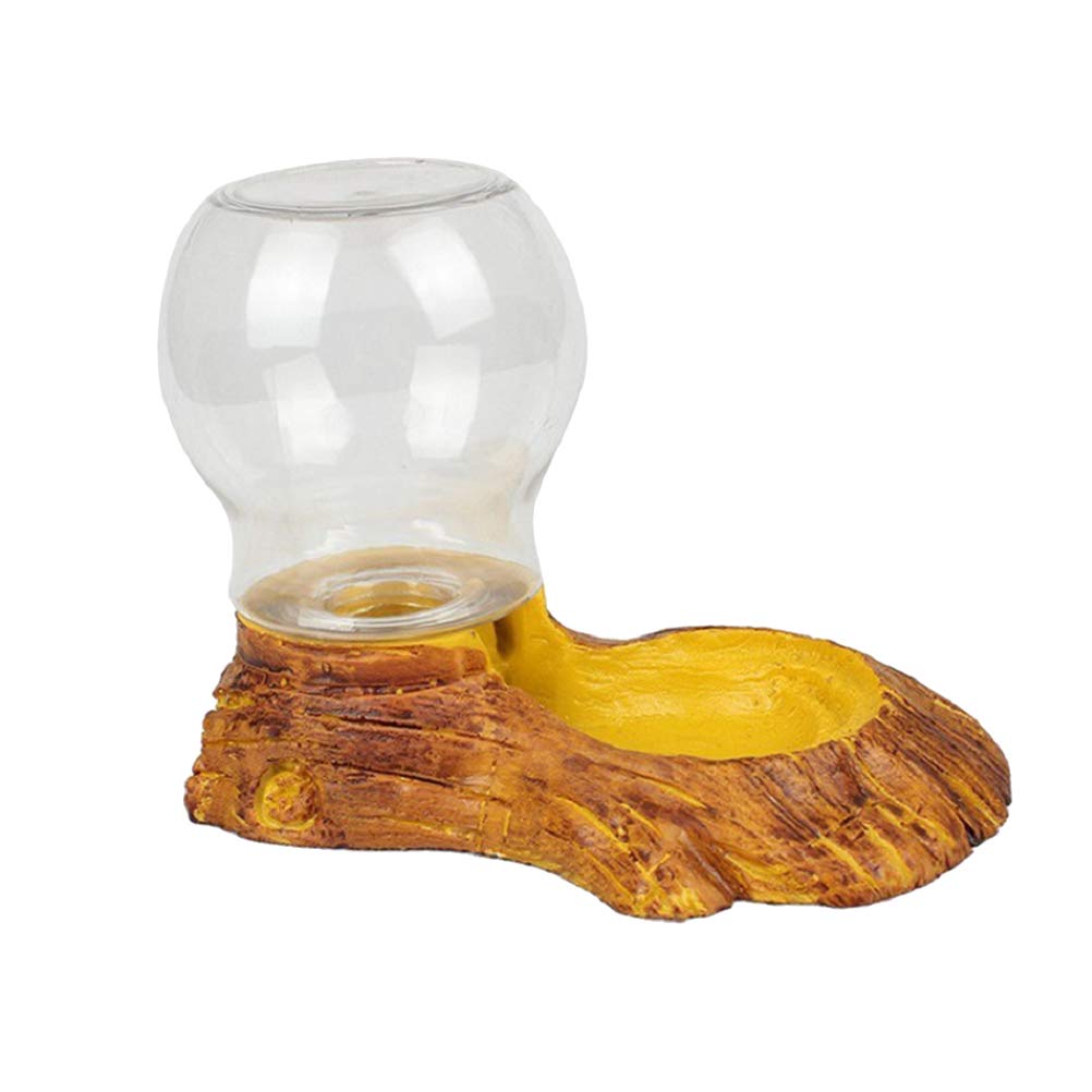 POPETPOP Reptile Water Feeder Pet Automatic Waterer Dispenser for Amphibians Tortoise Lizard