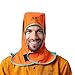 ALLYPROTECT Orange Flame Retardant Welding Hood with Neck Shoulder Drape