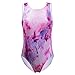 TFJH E Girls Leotards Gymnastics One piece Ballet Tank Activewear Pink Purple 8A