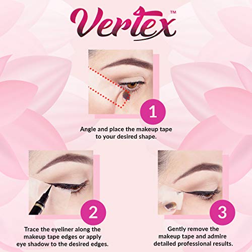 Makeup Tape For Eyeliner Eyeshadow Cosmetic Eye Makeup Stencils