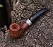 Briar and linden wood smoking pipe with Sterling silver insert Celtic nordic design FREE SHIPPING celtic ligature