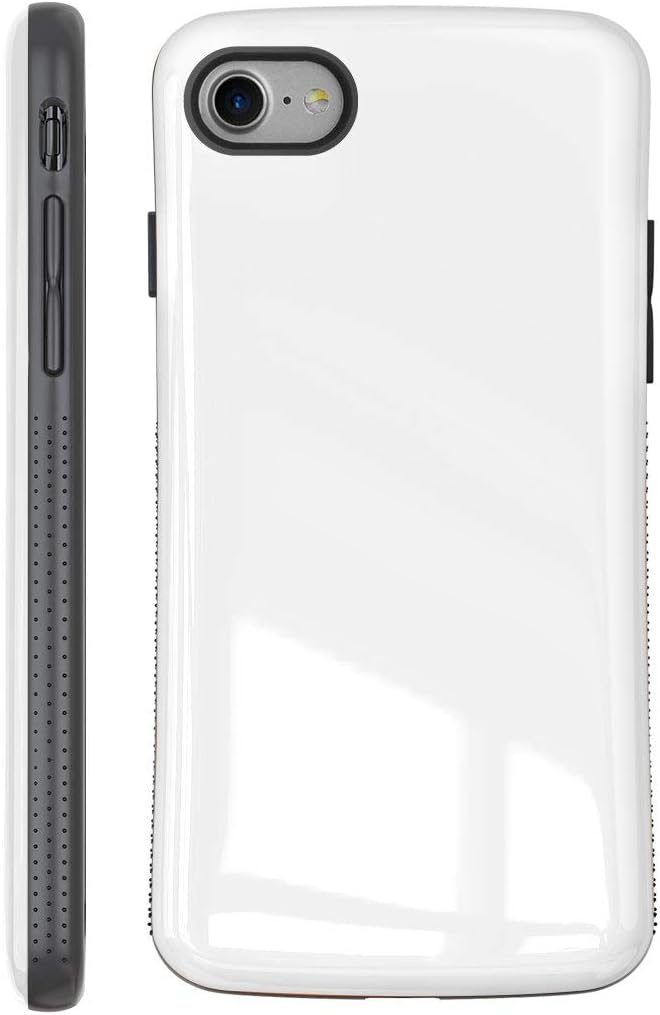 iPhone 7 Case | iPhone 8 Case | Premium Luxury Design | Military Grade 15ft. Drop Tested | Wireless Charging | Compatible with Apple iPhone 7/iPhone 8 - White