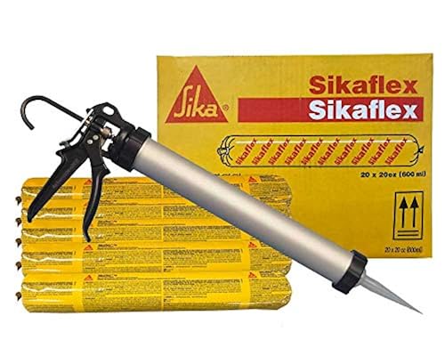 thumbnail image 2 of Sikaflex 1A Polyurethane Sealant 12-Pack With AWF 2000 Caulk Gun - Aluminum Gray 2 of 5