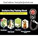 Flightbird Dog Training Clicker Kit With Finger Loop -[2019 Upgrade Version] Humane Gourd-Shaped and Big Buttons Design,Pet Training Tool Set with Wrist Strap (4 Pack)