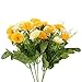 SOLEDI 1 Bunch 25-stem Artificial Flower Dianthus Caryophyllus Carnation Fake Silk Flower Plastic Flower Arrangement Wedding Party Home Garden Decor Room Decoration New
