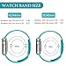Haveda Bands Compatible with Apple Watch Band 38mm 40mm, Soft Silicone Sport Strap Wristband for Women Men with iWatch Series 4, Series 3, Series 2, Series 1, Teal, 38/40S/M