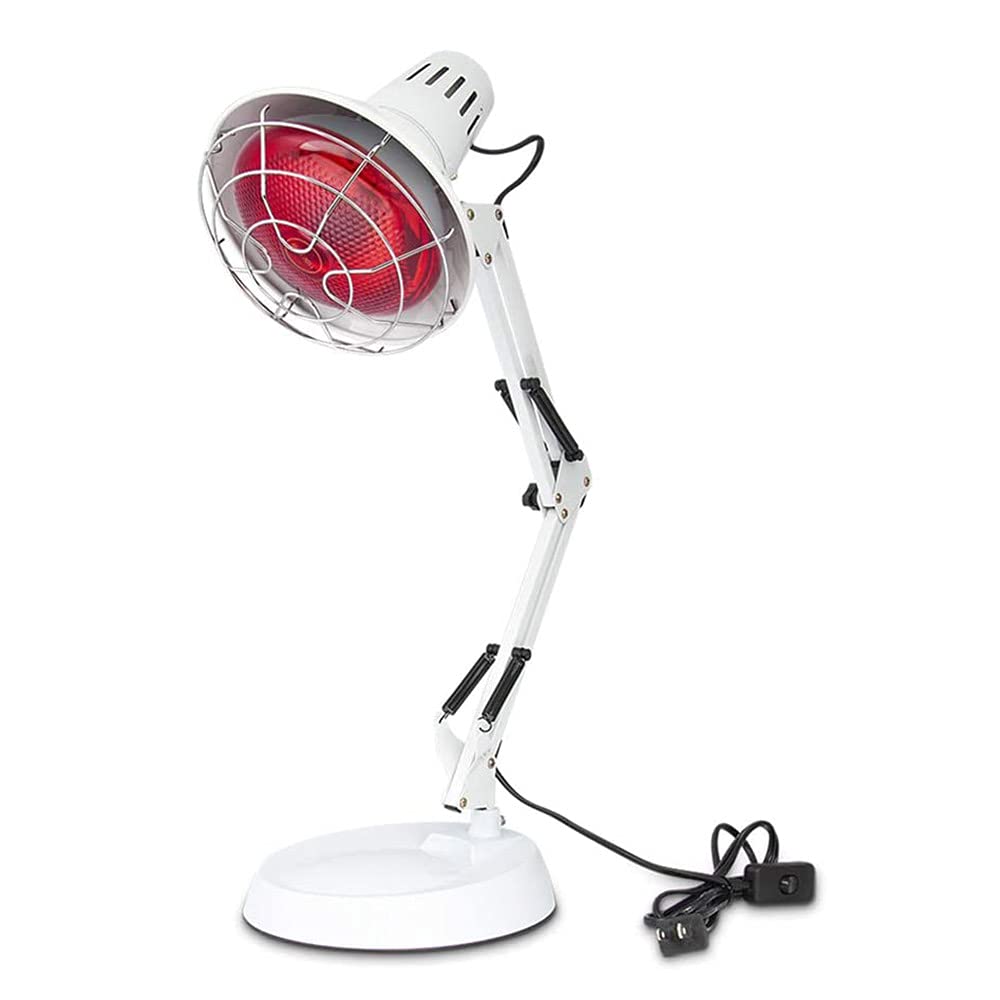 Red Light Therapy Lamp with A Height Adjustable Metal Bracket New 100W