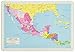 Painless Learning Educational Placemats South America Central America and Canada Maps Set Non Slip Washable